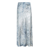 Marble silk skirt
