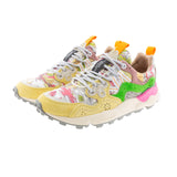 Yamano sneaker with yellow flowers