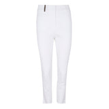 White piqué pants