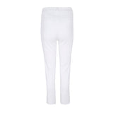 White piqué pants