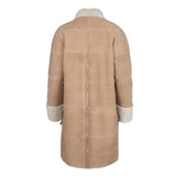 Off-white shaved mink