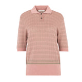 Polo rosa empolvado