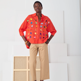 MANUELA ROUGE WATERCOLOR SHIRT