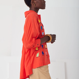 MANUELA ROUGE WATERCOLOR SHIRT