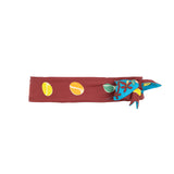 Floral garnet tennis band
