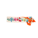 Orange floral tennis band