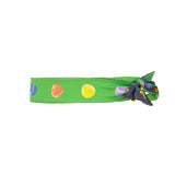 Green floral tennis band