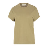 Khaki cotton T-shirt