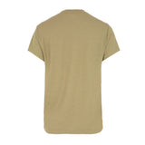 Khaki cotton T-shirt