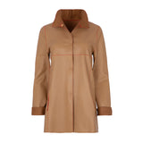 Camel napa florence frock coat
