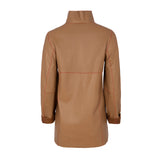 Camel napa florence frock coat