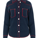 Chaqueta azul marino