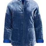 Chaqueta velvet azul