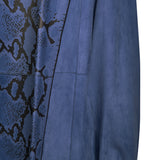 Francine Suede Blue Frock Coat