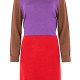 Vestido multicolor punto