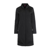 Black techno trench coat