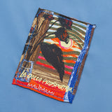 Blue velvet bag