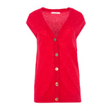 Strawberry knit vest