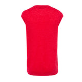 Strawberry knit vest