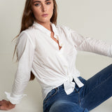 WHITE TECH SHIRT