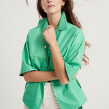 Green napa kaisa jacket