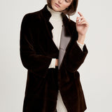 Chocolate shaved mink