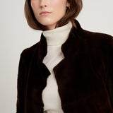 Chocolate shaved mink
