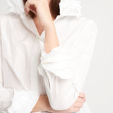 White multi-collar technological shirt