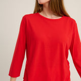 Red cotton t-shirt