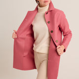 Pink cloth coat