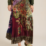 Falda ceto geométrico floral