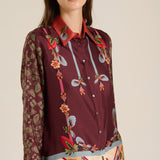 Camisa estampada guirnalda