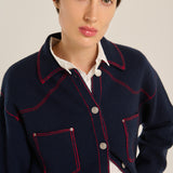 Chaqueta azul marino