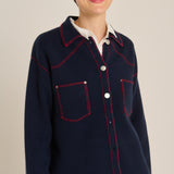 Chaqueta azul marino