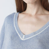 CAMILLE DENIM SWEATER