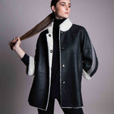 Araceli black merino jacket