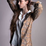 Francine frock coat in camel