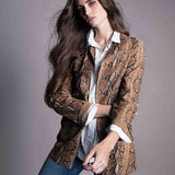 Francine frock coat in camel