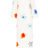 Floral linen dress