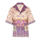 Camisa pijamera paisley