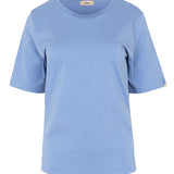 Top  Azzurro Grigiato