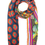 وشاح فاخر بنقشة الغابة