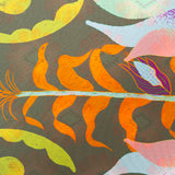 وشاح فاخر بنقشة الغابة