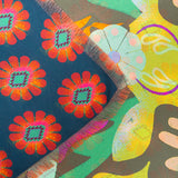 وشاح فاخر بنقشة الغابة