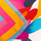 وشاح خيالي بلون الفيروز