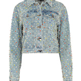 Multicolor denim jacket