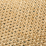 BLUE STONE RAFFIA BAG
