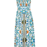 Floral tile dress
