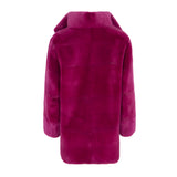 Chaquetón visón sara violeta