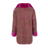 Chaquetón visón sara violeta